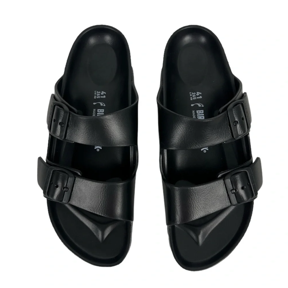 BIRKENSTOCK Arizona Essentials Sandals Black EVA Foam US M8 L 10 EU 41 EUC